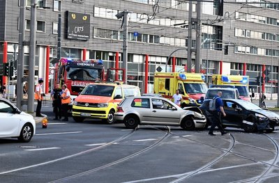 Unfall an der Zentralhaltestelle