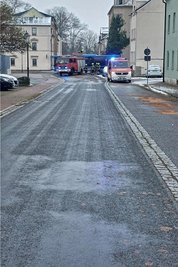 Der Einsatz erfolgte auf der Gärtnerstraße in Rochlitz.
