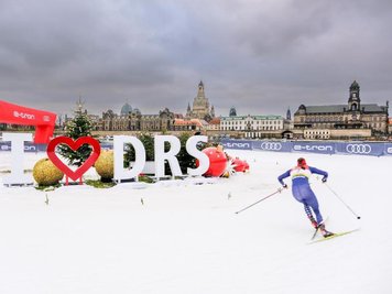            Der Langlauf-Welcup macht derzeit in Dresden Station.