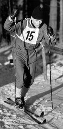 Joachim Winterlich 1963 bei der Olympiaausscheidung in Klingenthal.