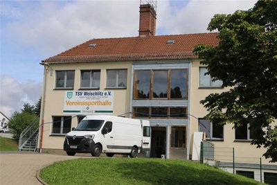 Die Vereinsturnhalle in Weischlitz kann wieder genutzt werden.