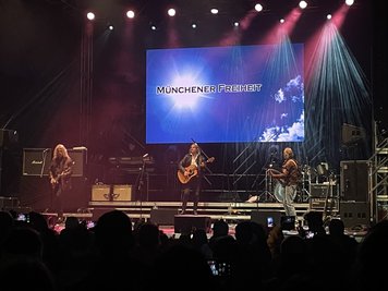 Die Münchner Freiheit bei einem Konzert auf der Waldbühne im vergangenen Jahr