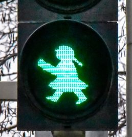 ... und in Grün. 