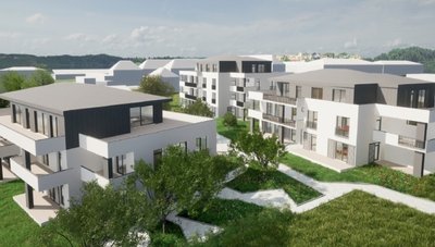So könnte die neue Wohnanlage einmal aussehen, sofern sich genug Investoren - sprich Kaufinteressenten - finden und eine Baugenehmigung erteilt wird. 
