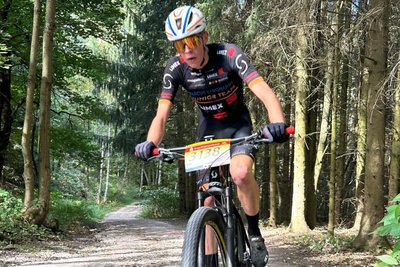 Auch auf dem Mountainbike schnell unterwegs: Toni Albrecht.