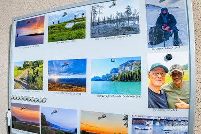 Auch Einblick hinter die Kulissen, wie die Fotos entstanden sind, gibt die Ausstellung.