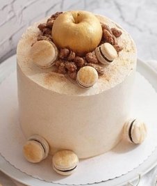So sieht eine leckere Bratapfeltorte aus. 