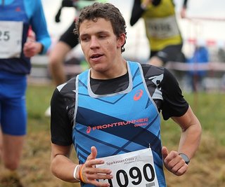 Julian Gering beim erfolgreichen Quali-Rennen in Pforzheim. 
