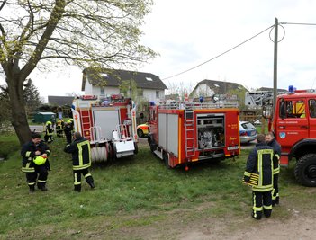 Im Einsatz waren die Freiwillige Feuerwehr Glauchau, das DRK und die Polizei.
