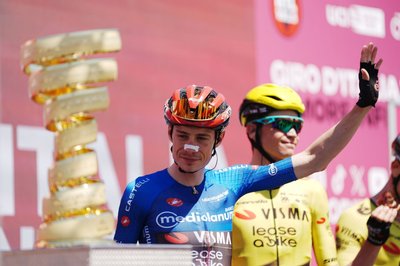 Jonas Vingegaard hat beim Giro d'Italia den Gesamtsieg im Blick.