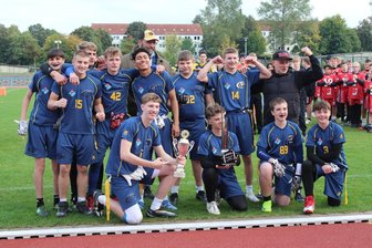3. Mitteldeutsche Meisterschaft im Flag Football: Jena holt Titel in Freiberg – Specters landen auf Rang 10 - Die Jena Hanfrieds gewannen die Mitteldeutsche Meister im U16 Flag Football.