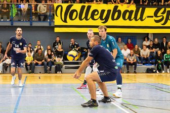 3. Volleyball-Liga: Der nächste Versuch für den VSV Oelsnitz - Aufgeben ist nicht das Motto beim VSV Oelsnitz (am Ball Roman Günther).