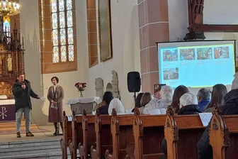 30. Hilfstransport in die Ukraine startet in Hainichen - Beim Gottesdienst in Oederan wurde auch die Arbeit des Hainichener Vereins Communitas vorgestellt.