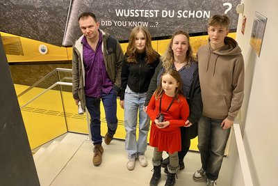 Etwas erschöpft aber durchweg begeistert: Nach gut dreieinhalb Stunden hatte Familie Bretscheider sowohl das Museum erkundet als  auch eine Schaubergwerksführung erlebt.