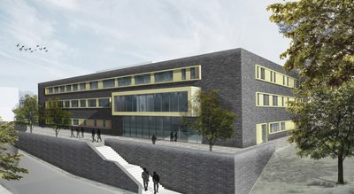 So wird das Laserinstitut einmal aussehen.