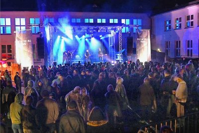 Mehr als 800 Besucher kamen am Mittwochabend zum Festival auf den Campus der Hochschule Mittweida. 