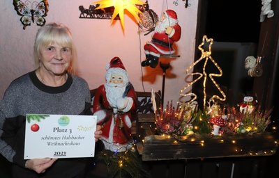 Eigentlich wollte Sonja Eckardt diesmal gar nicht dekorieren. Nun heimste sie Platz 3 ein. 