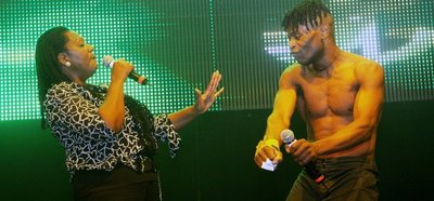 Boney M. mit Frontfrau Liz Mitchell 