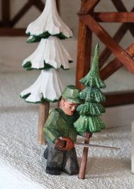 Der "Christbaam-Mauser", ein Detail der Sonderschau. 