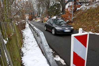 Der Weiterbau der Straße zum Zschopautal in Dreiwerden ist seit Jahren ein Sorgenkind der Gemeinde.