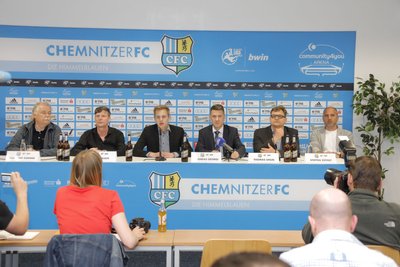 Am Dienstagnachmittag hat der CFC-Vorstand zur Pressekonferenz geladen.