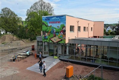 Der Anbau der Kindertagesstätte Wirbelwind in Niederdorf ist am Freitag eingeweiht worden. 