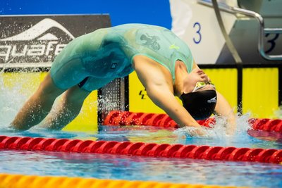 Lise Seidel startet in Berlin über 50 Meter Rücken, der Sprintdistanz.