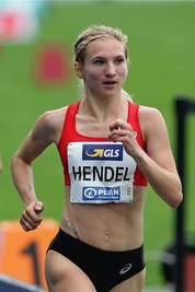 Vielseitig: Kristina Hendel fühlt sich, wie hier bei den Deutschen Meisterschaften, auch auf der Bahn zu Hause. 