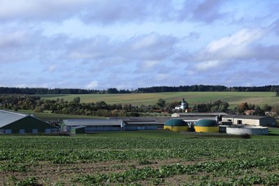 Der neue Milchviehstall der Agrargenossenschaft Weidagrund in Ranspach.