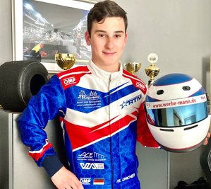Maxim Felix Dacher hat sich dem Kartrennsport verschrieben und große Ziele vor Augen. 