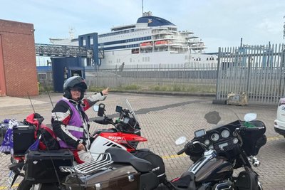 Mit der Fähre ging es von der Insel runter und nach Rotterdam, danach wieder auf deutschen Boden.