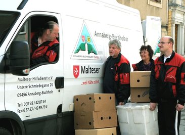 Kleintransporter der Annaberg-Buchholzer Tafel