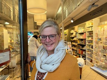 Anke Krause, Inhaberin eines Schreibwarengeschäftes in Freiberg, hält die Zeit reif für Lockerungen bei den Coronaregeln. 