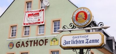 Der Gasthof "Zur Lichten Tanne" steht immer noch zum Verkauf, nachdem er im vorigen November aus Altersgründen geschlossen wurde.