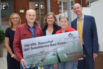 300.000. Besucher in der Soletherme Bad Elster -