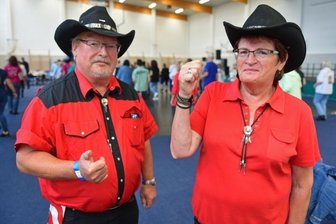 300 Line-Dancer machen Mittweida zum Tanzpalast - Zu den Akteuren der ersten Stunde in Mittweida zählen Margit und Andreas Paul.