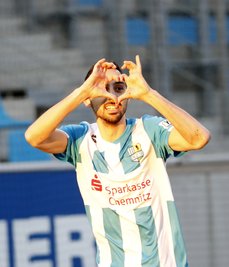 Garcia freut sich übers 1:0.