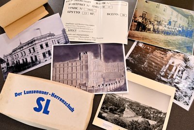 Ein Blick auf alte Standorte und Produkte der Lunzenauer Industriegeschichte.