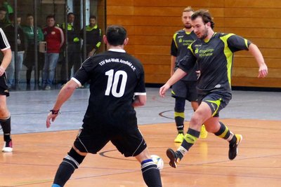 Im Duell zwischen Thum-Herold und der SpG Preßnitztal/Arnsfeld (2:2) erzielte Maris Böhm (am Ball) das 1:0 für die Eintracht.
