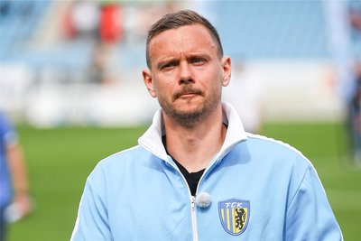 Verdrückte die eine oder andere Träne bei der Verabschiedung: der künftige Sportdirektor des Chemnitzer FC, Chris Löwe.