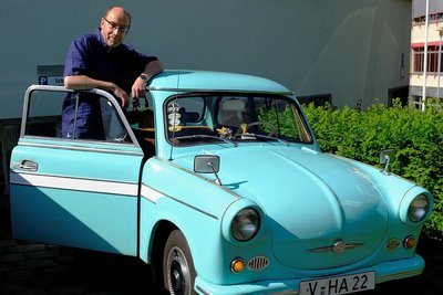 Von der Ostsee bis zum Böhmerwald reichten die Ziele, die Tasso Börner mit seinem 600er Trabant früher angesteuert hat. Heute ist er mit dem Auto meist nur noch in Reichenbach unterwegs.