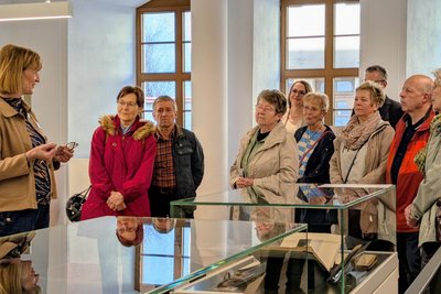 Großes Interesse gab es an den Führungen durch das Freiberger Stadtarchiv.