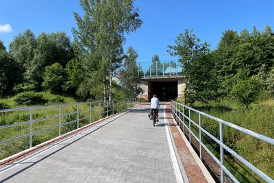 Der Premium-Radweg zwischen Altendorf und Rabenstein wird stark genutzt.