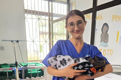 Im Sommer verbrachte Chiara Schröder aus Oelsnitz ein paar Wochen in Tansania. Sie half im Krankenhaus, unter anderem auf der Geburtenstation.