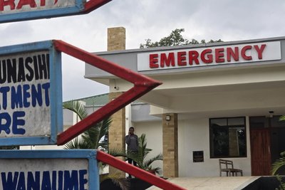 Viel Zeit verbrachte Chiara Schröder auch in der Notaufnahme des Meru District Hospital in Arusha.