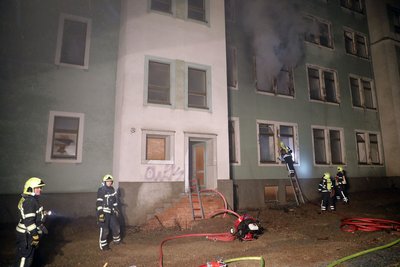 Der Brand brach in einem Haus an der Jägerstraße aus.
