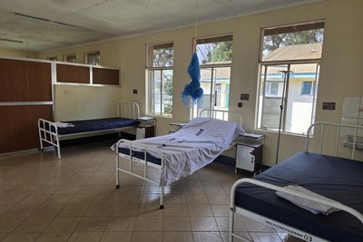 Die Ausstattung des Krankenhauses ist schlecht, es mangelt an vielem.