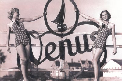 Die Chemnitzer Venus-Werke der Familie Goeritz stellten Bademoden und andere Trikotagen her.