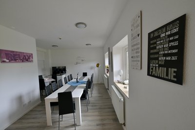 Der Aufenthaltsraum.