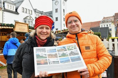 Susanne Peupelmann und Matthias Wolf verbinden mit dem Christmarkt eine Tradition. 